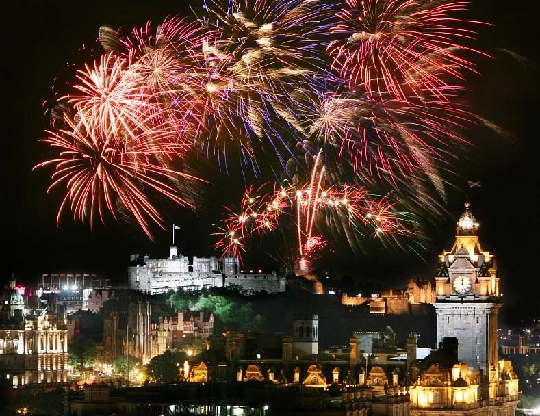 Castelo de Edimburgo e o Fogo de Artifício