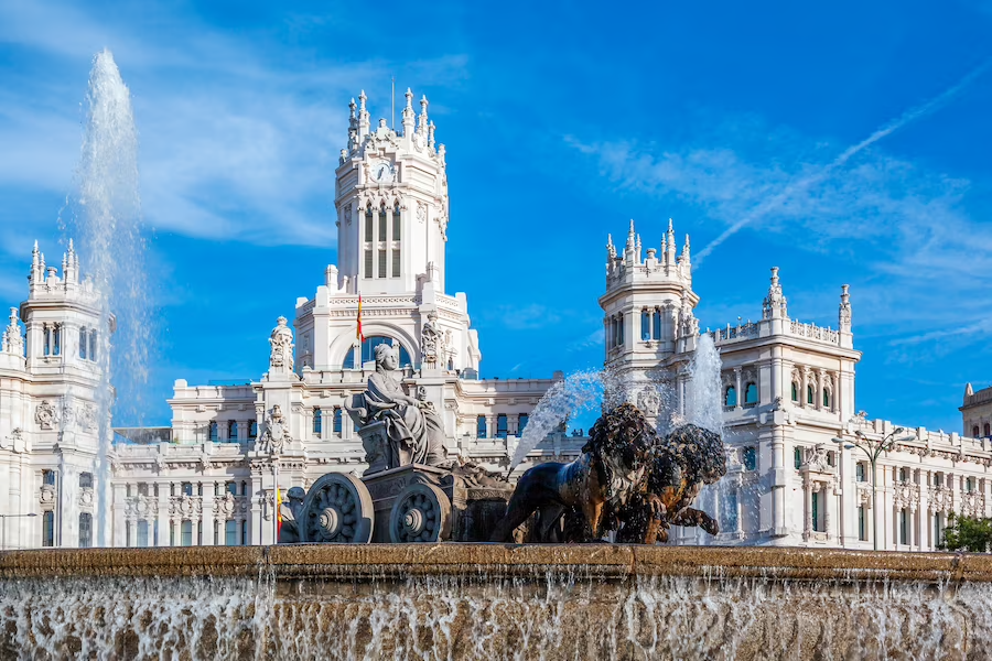 Plaza de Cibeles e o seu palácio